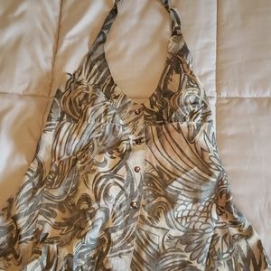 Leather Harley Davidson halter top